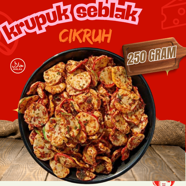 

Kerupuk Seblak Pedas Daun Jeruk 250 gram Renyah Gurih
