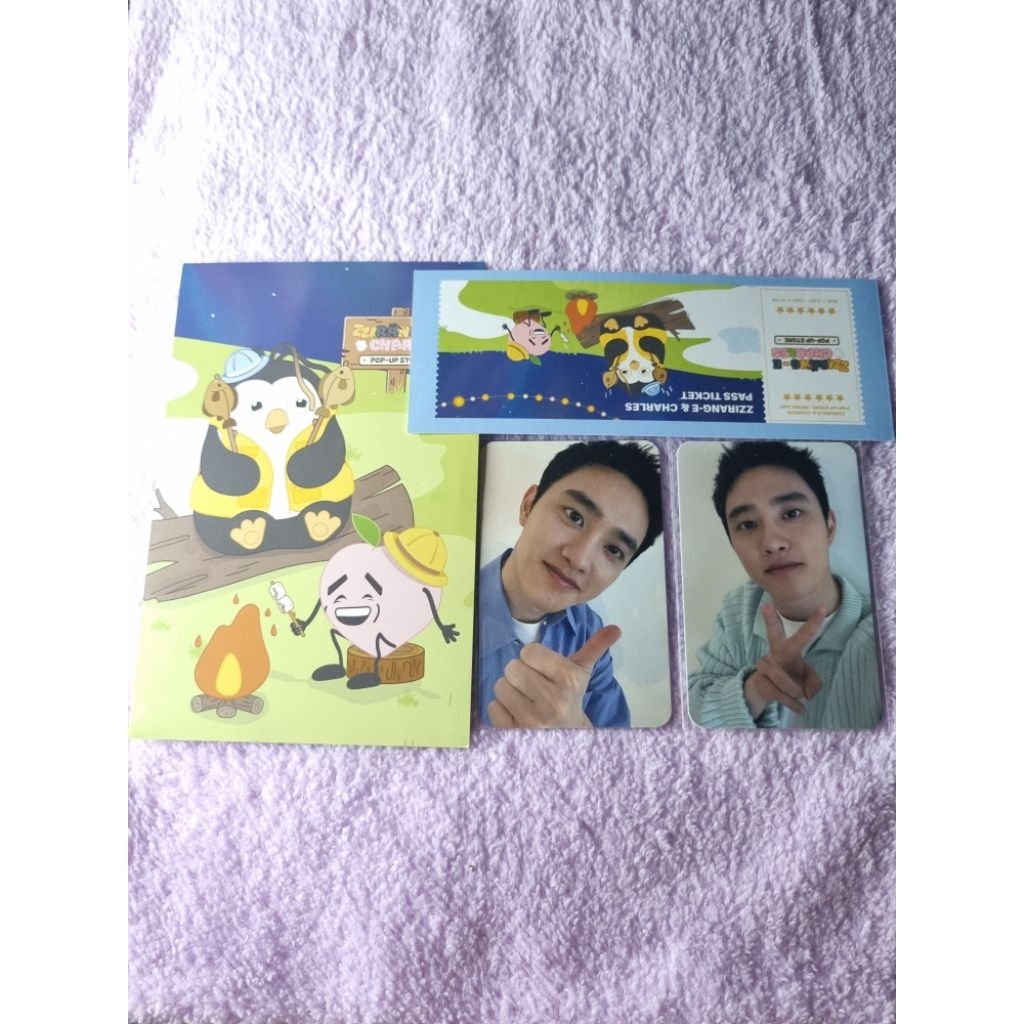 [READY STOCK] HOLDER KEYRING ZZIRANGE + PC & PC KYUNGSOO ZZIRANGE PICNIC