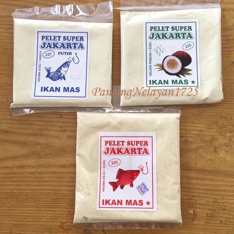 Umpan Ikan Mas Pelet Super Jakarta / Pelet Super Jakarta