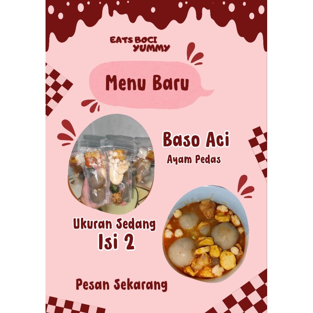 

Baso Aci Ayam Pedas Sedang isi 2pcs Murah