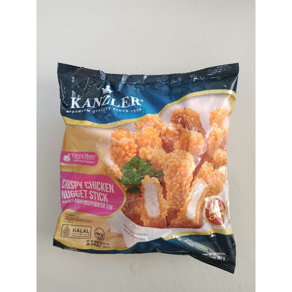 

KANZLER CRISPY CHICKEN NUGGET STICK 450GRAM