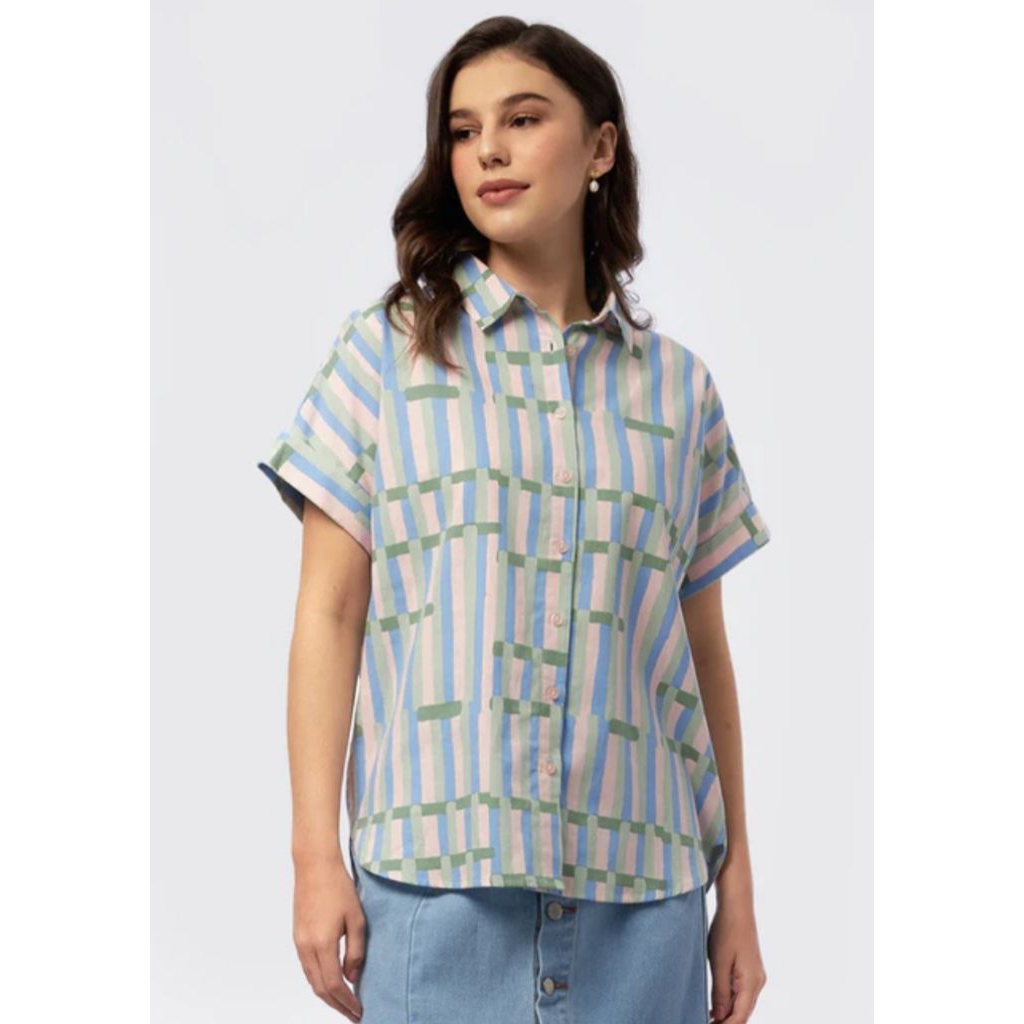 et cetera X nadjani Roled Up short sleeve