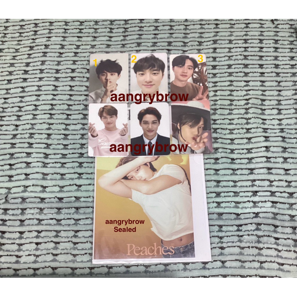 EXO PHOTOCARD KAI TIHOL DAN PC KYUNGSOO