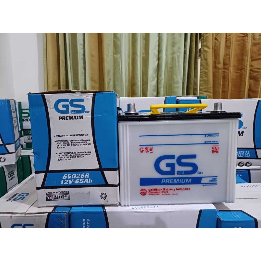 AKI BASAH MOBIL KIJANG/PANTHER/TRUCK GS GOLDSTAR NS70 65AH