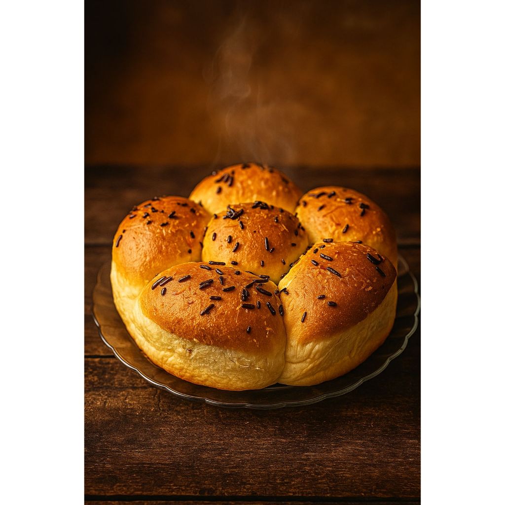 

Dinasti Bakery Roti Sobek Hajatan | Cokelat | Blubery | Melon | Mangga | Strawberry | Nanas