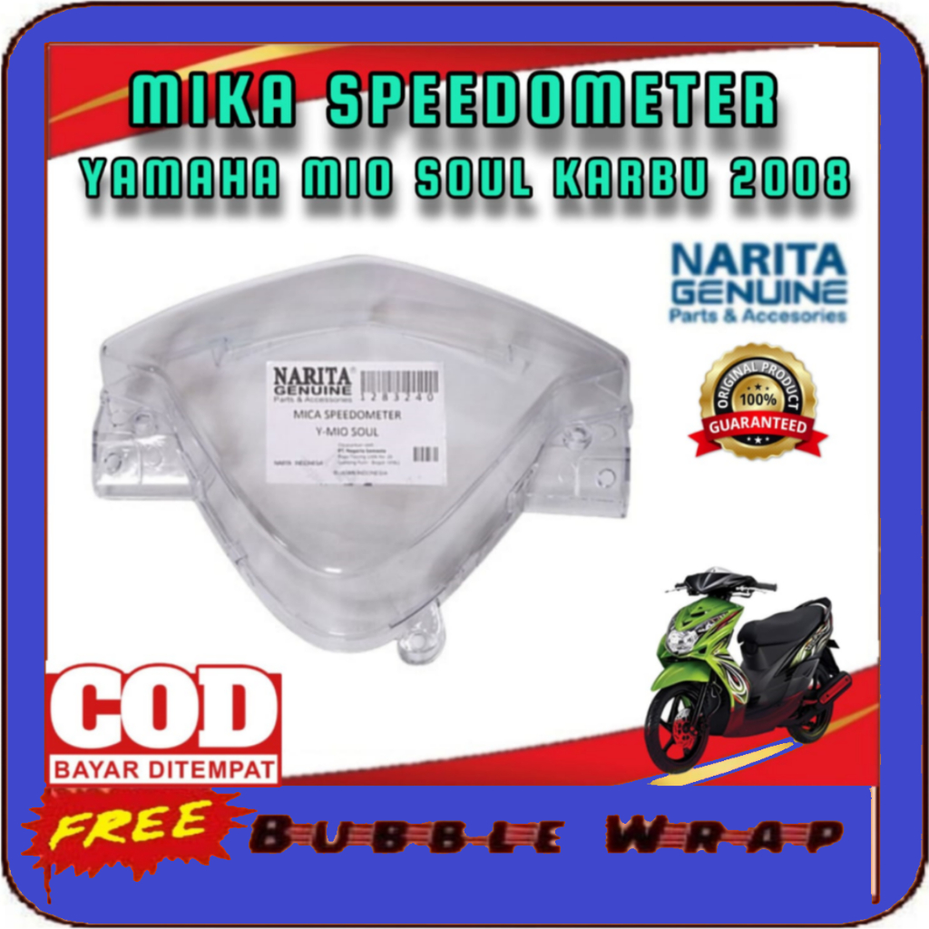 Mika Speedometer Yamaha Mio Soul Lama Cover Kaca Mika Speedo Meter Yamaha Mio Soul Karburator 2008