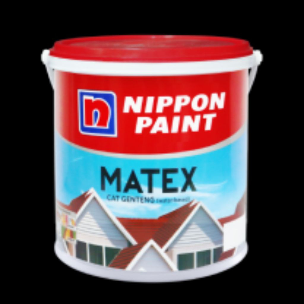 NIPPON PAINT MATEX CAT GENTENG CAT SEBAGUNA UNTUK GENTENG, TEMBOK, TAMAN, LANTAI BETON