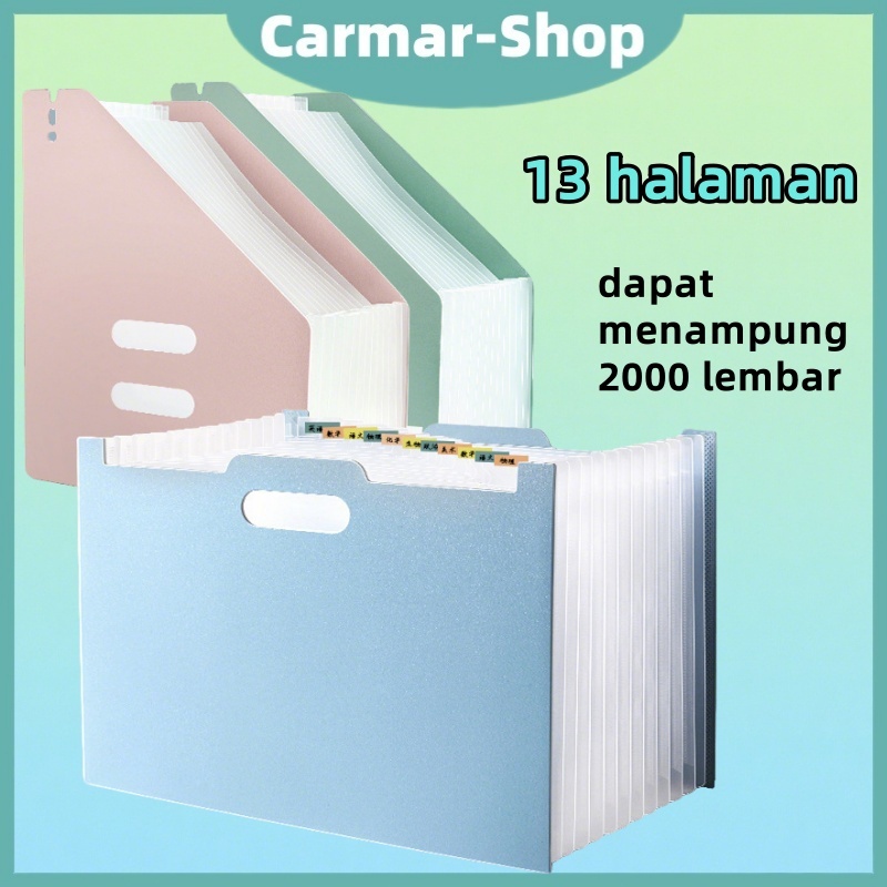 

Standing File A4 / File Folder Document Bag A4 / Tas Dokumen File File Filling Folder 13 Sekat