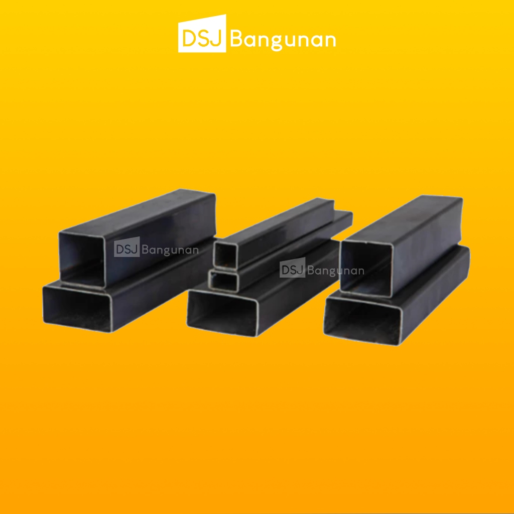 Hollow Besi Hitam Panjang 6 Meter