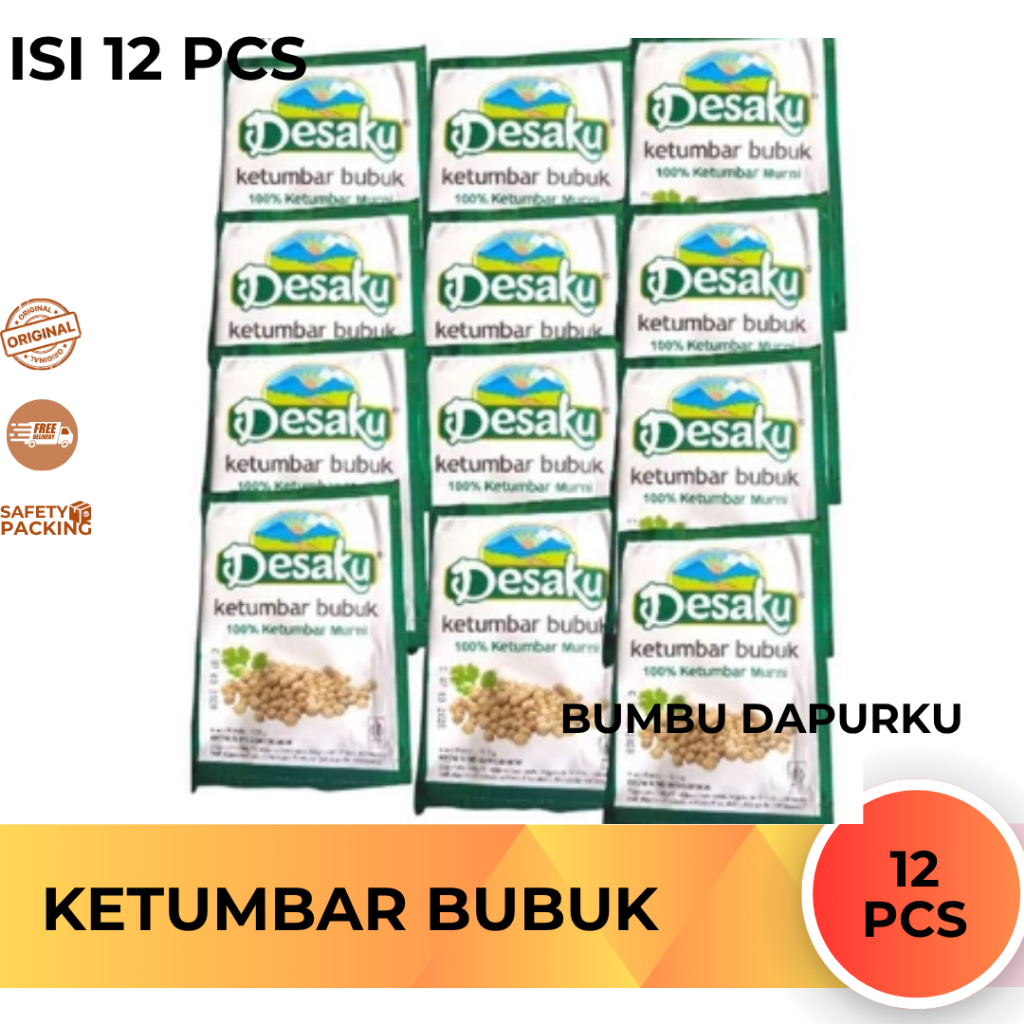 

Ketumbar Bubuk Merk Desaku 12 Sachet 100% Murni Rempah Pilihan Terbaik Berat 12,5 Gram