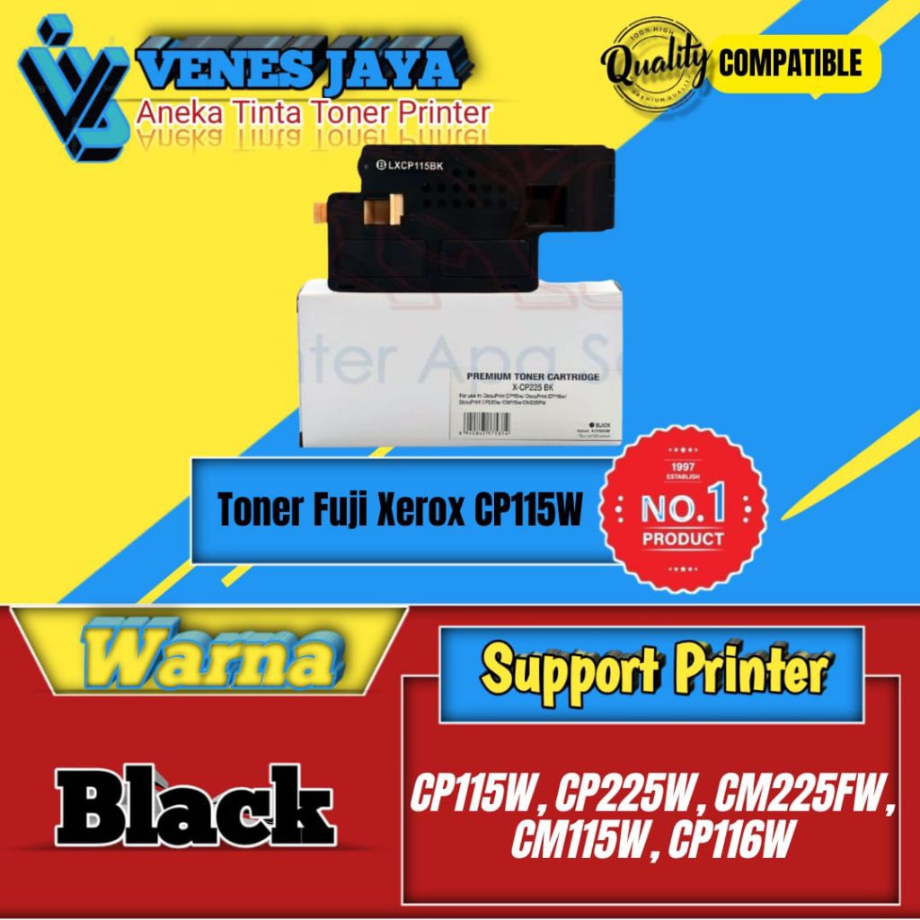 Cartridge toner compatible Fuji Xerox CP115W Printer Fuji Xerox CP115W Cyan, CP225W, CM225FW