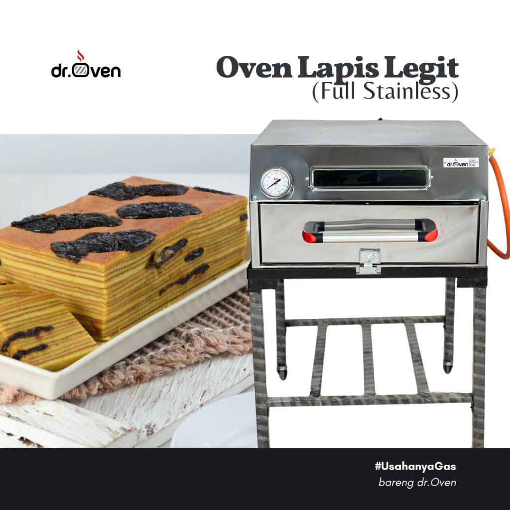 Oven Dr. Oven Lapisan Kue Legit Full Stainless
