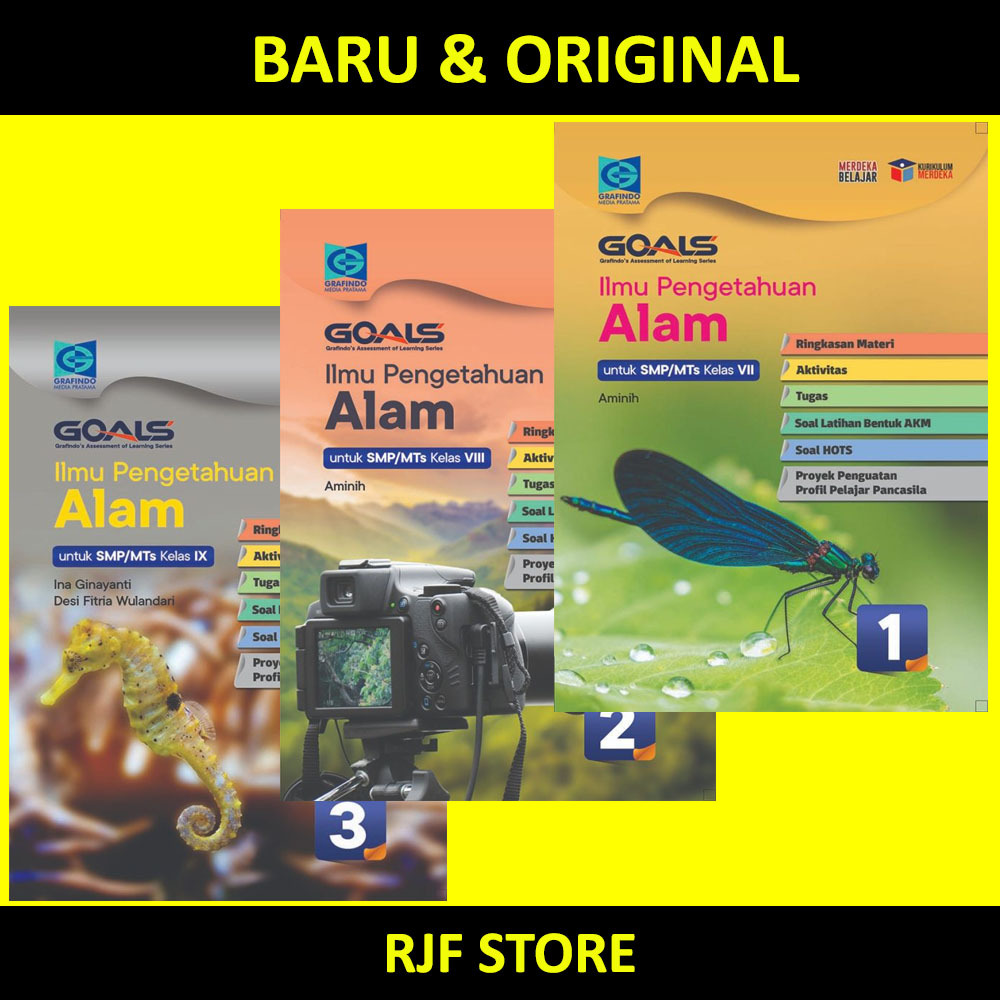 GOALS IPA SMP KURIKULUM MERDEKA KELAS 7-9 PENERBIT GRAFINDO