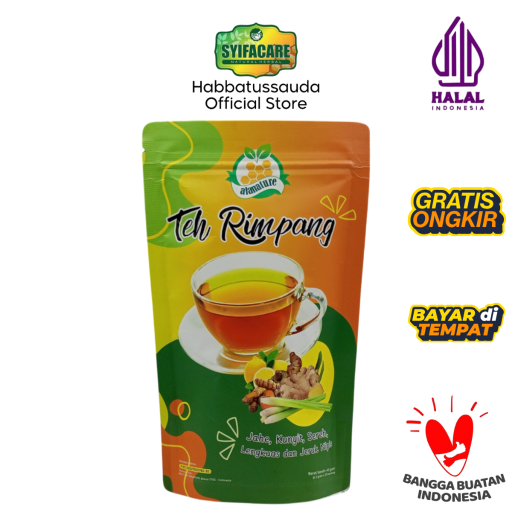 

Teh Rimpang Herbal Alanature Asli 20 Kantong Ala JSR Original syifacare Jahe Kunyit Temulawak