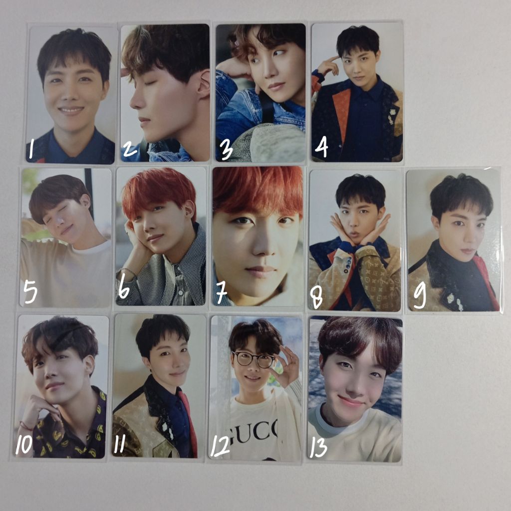 PHOTOCARD JHOPE BTS DICON OFFICIAL