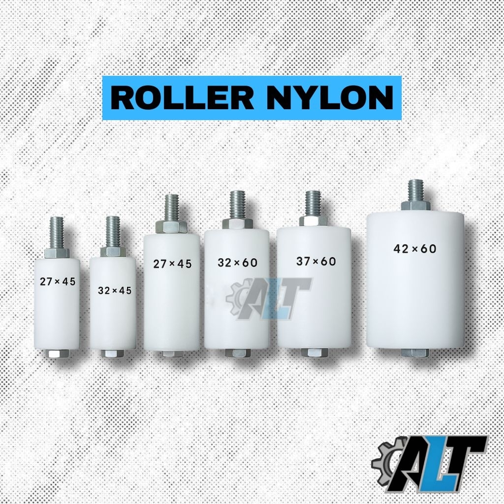 Roda Roller Nilon | Roller Nylon Roda Pintu Dorong Besi Stainless