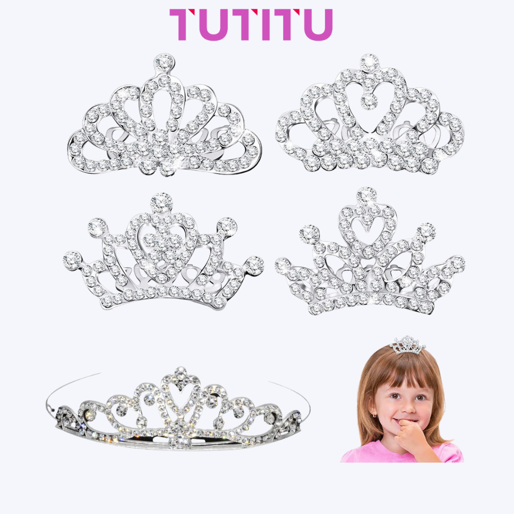 TUTITU BANDO TIARA MAHKOTA PERMATA HIJAB WISUDA PENGANTIN FASHION KOREA