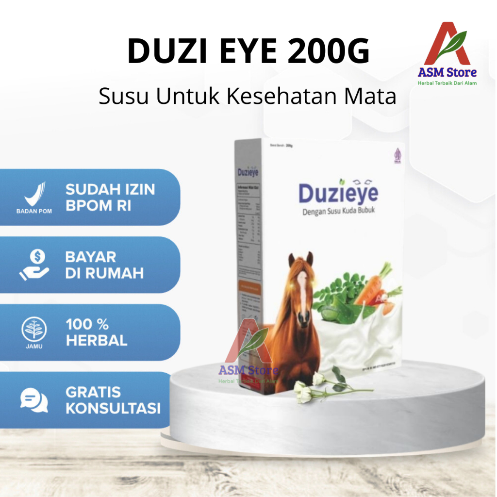 

Duzi Eye - Susu Kuda Lombok Nutrisi Mata Bubuk 200 Gram