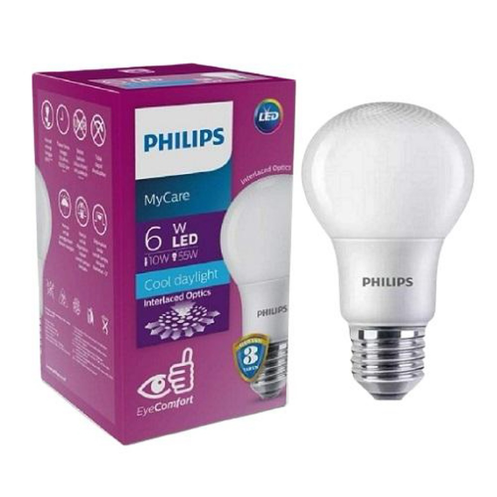 Lampu Philips LED 6watt / pcs
