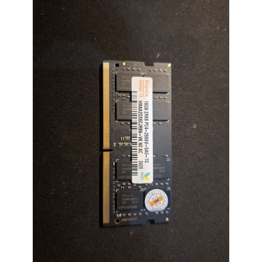ram 16gb soddim ddr4 2666mhz