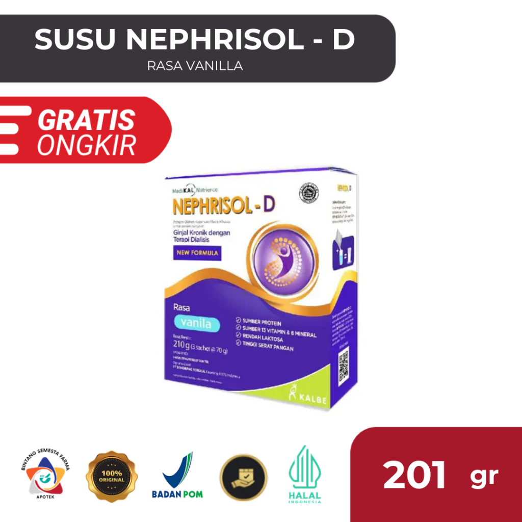 

Nephrisol D Susu Vanilla - 201g
