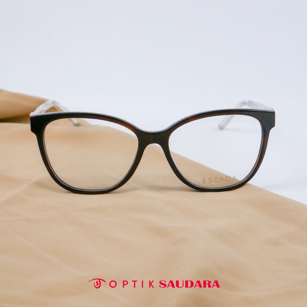 Optik Saudara - Kacamata Wanita Cat Eye Super Stylish F VESE34 752Y 53