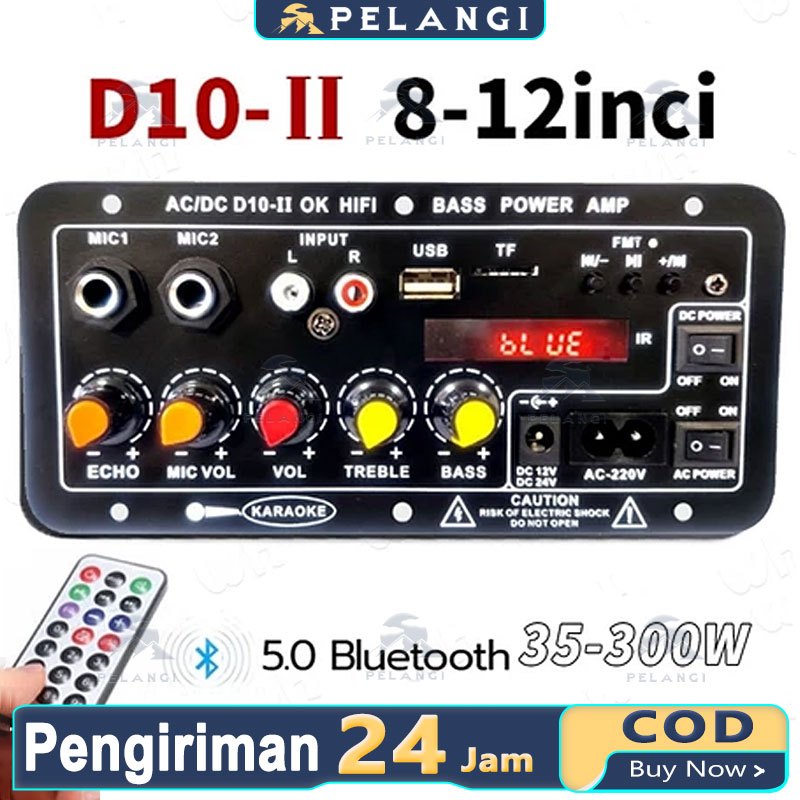 Amplifier Bluetooth Super Bass 12V/24V/220V Modul Speaker Bluetooth Power Amplifier