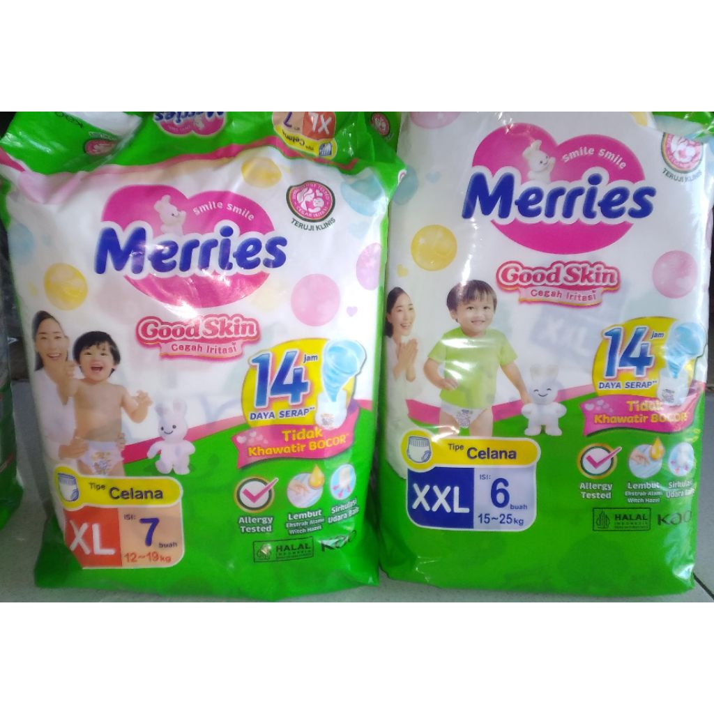 merries pants size xl7/ xxl6