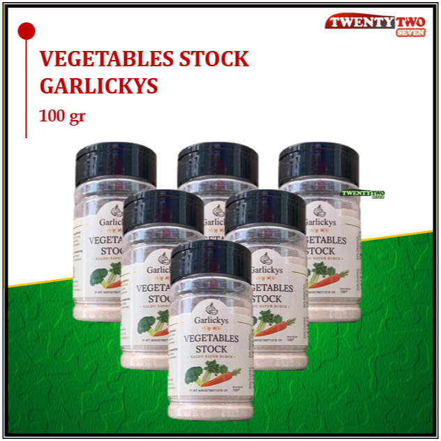 

[doz]|6X Garlickys Vegetables Stock / Kaldu Sayur 75 gr
