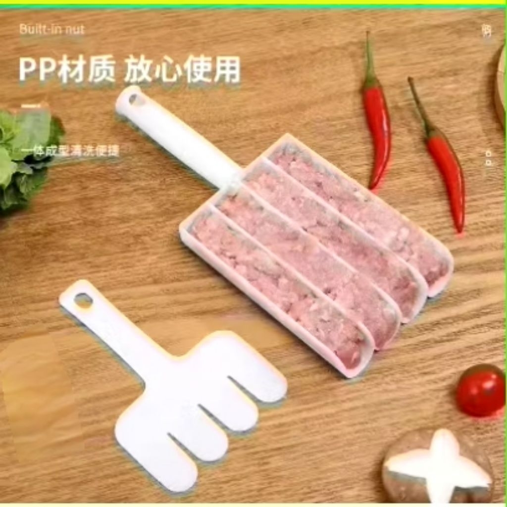 Alat Cetak Bakso Model 4 Baris Besar  / Cetakan Daging Alat Pembuat Bakso Anti Lengket