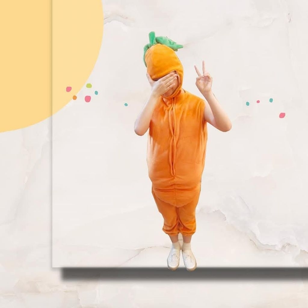 

carrot / Wortel Costume anak
