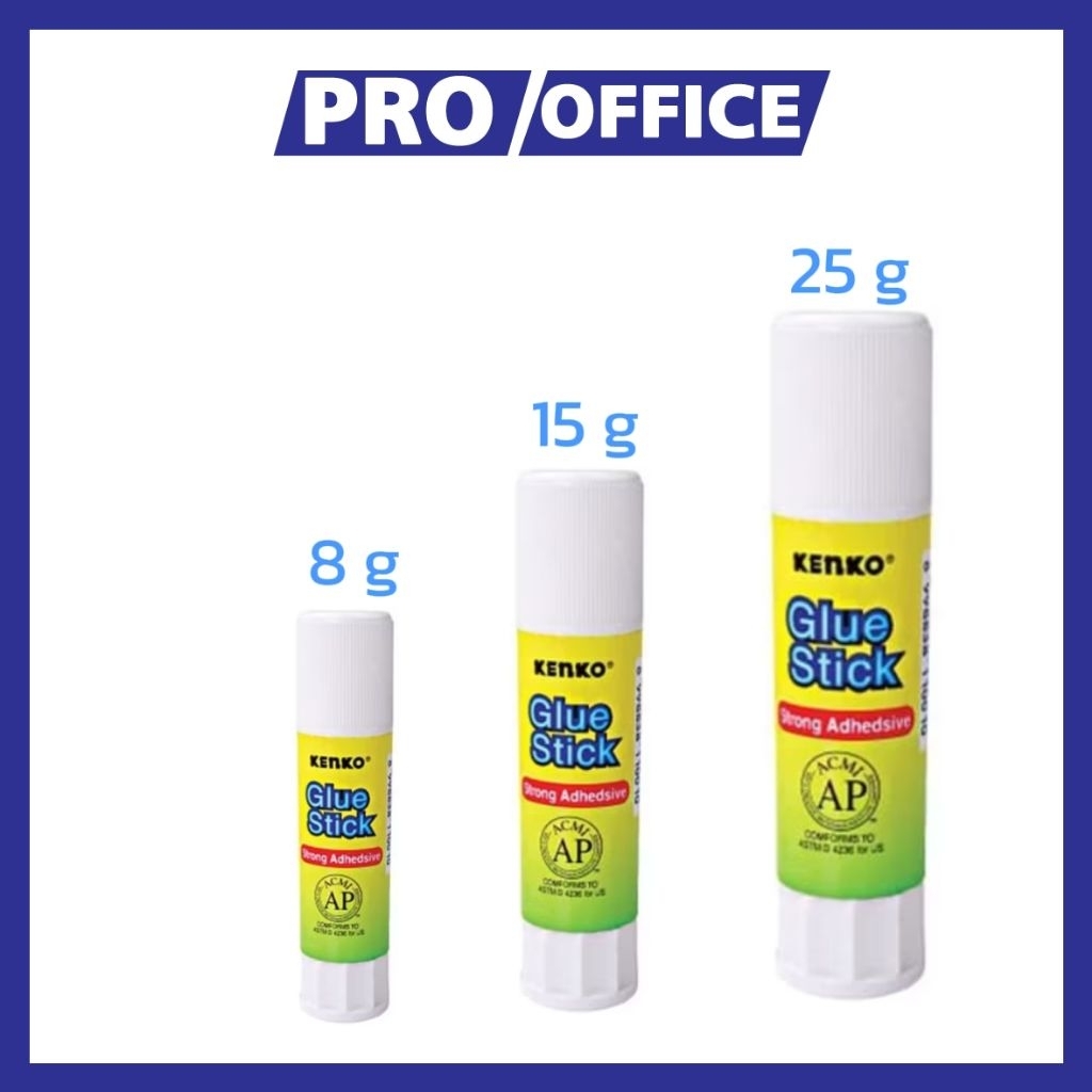 

ucl_gramari - kenko glue stick 8g / 15g / 25g prooffice - lem kertas praktis sekolah & kantor