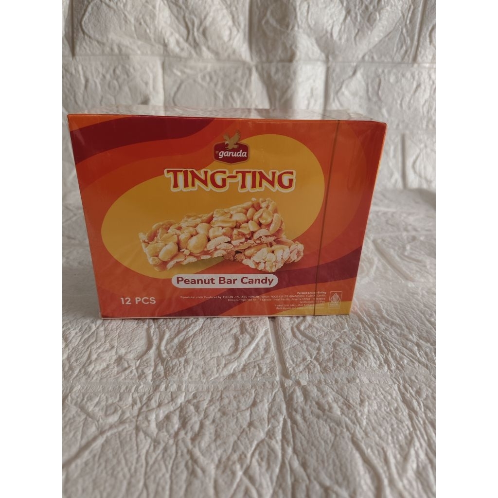 

Garuda Ting-ting Peanut Bar Candy isi 12 pcs