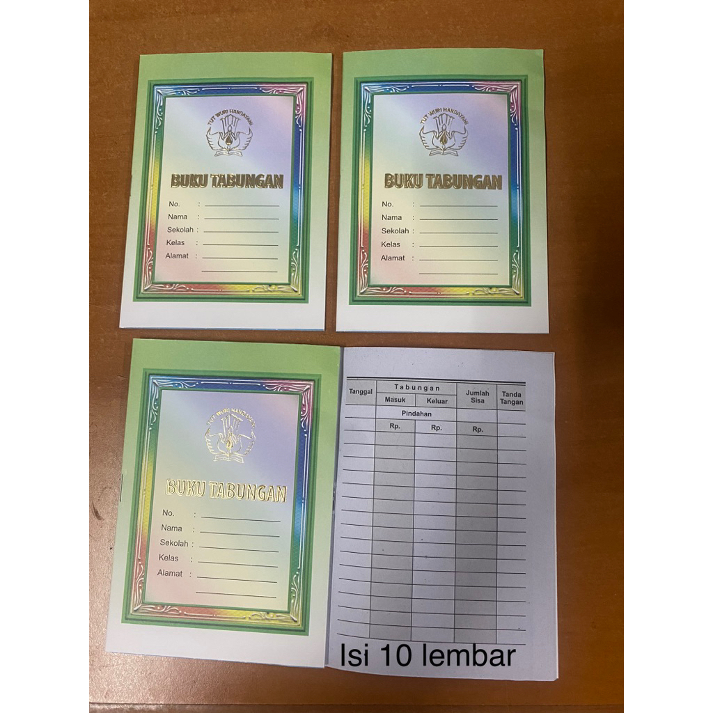 

Buku Tabungan Foil Emas / buku Siswa / 50 pcs Buku Tabungan / Buku Tabungan Murah / buku siswa / Buku Tabungan Foil Emas 1pax 50pcs