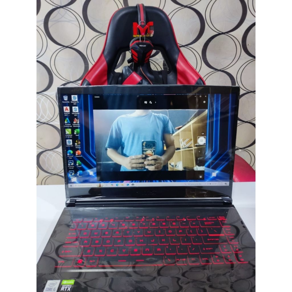 Laptop Gaming MSI GF65 Core i5 Ram 16/612gb Ssd Dual VgaNvidia Rtx COD