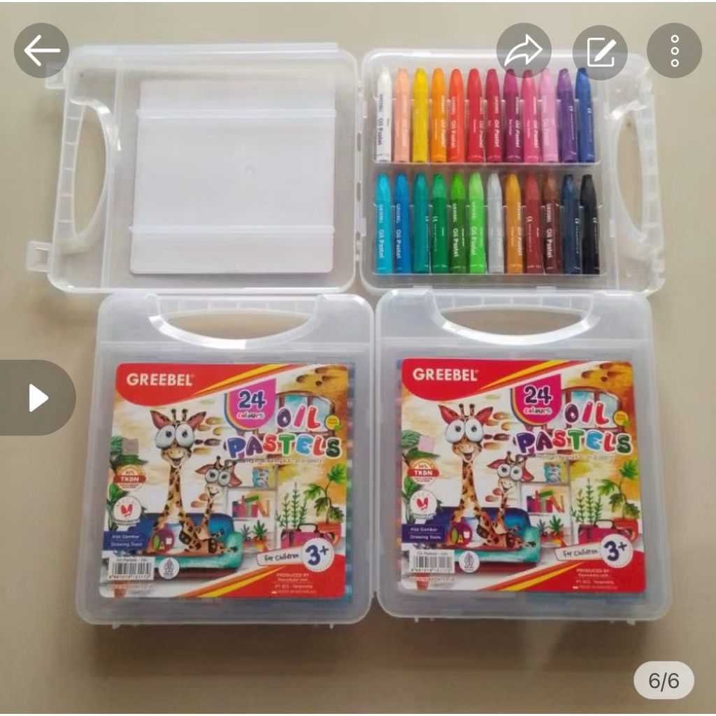 

Crayon Greebel 24 Warna ( Set ) Original