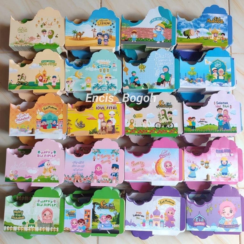 

1000 LEMBAR AMPLOP TEMA MUSLIM UNIK UK MEDIUM