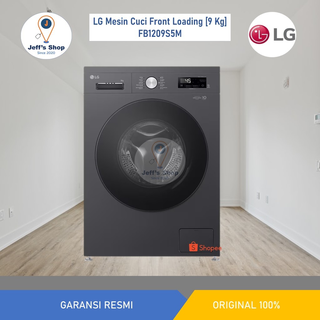 LG Mesin Cuci Front Loading [9 Kg] FB1209S5M