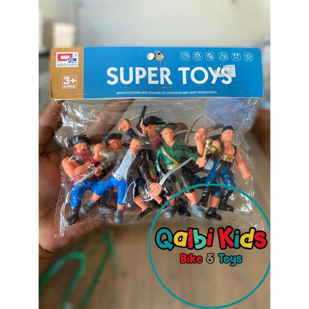 Robot Mainan karakter anak, super toys karet premium