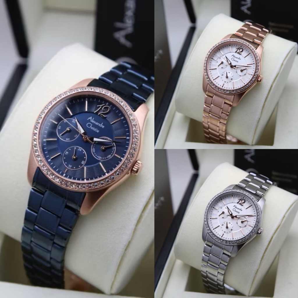 Jam Tangan Wanita Alexandre Christie 2645 AC2645 2645BF (ORIGINAL)