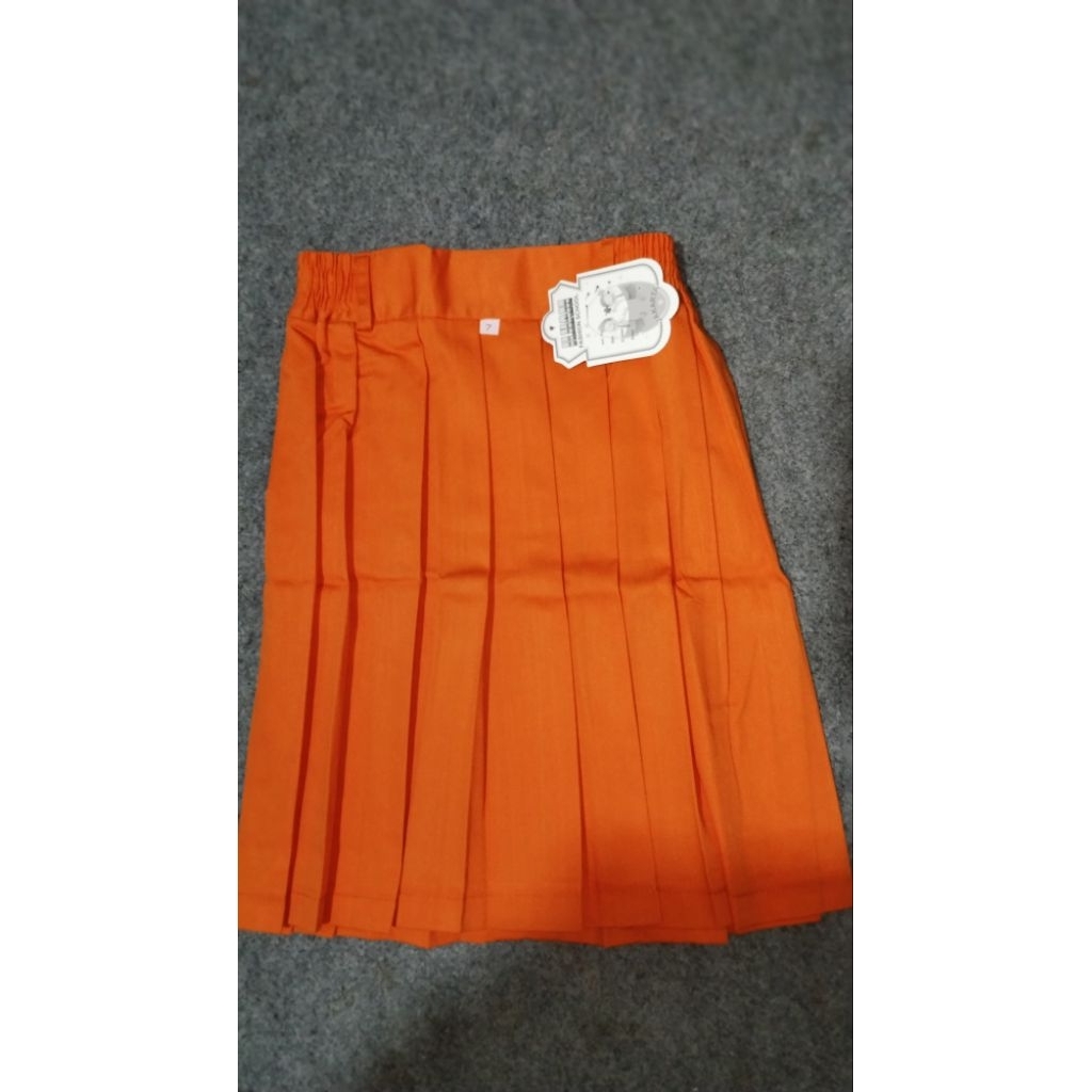 Rok orange Tk Pendek/seragam sekolah Tk
