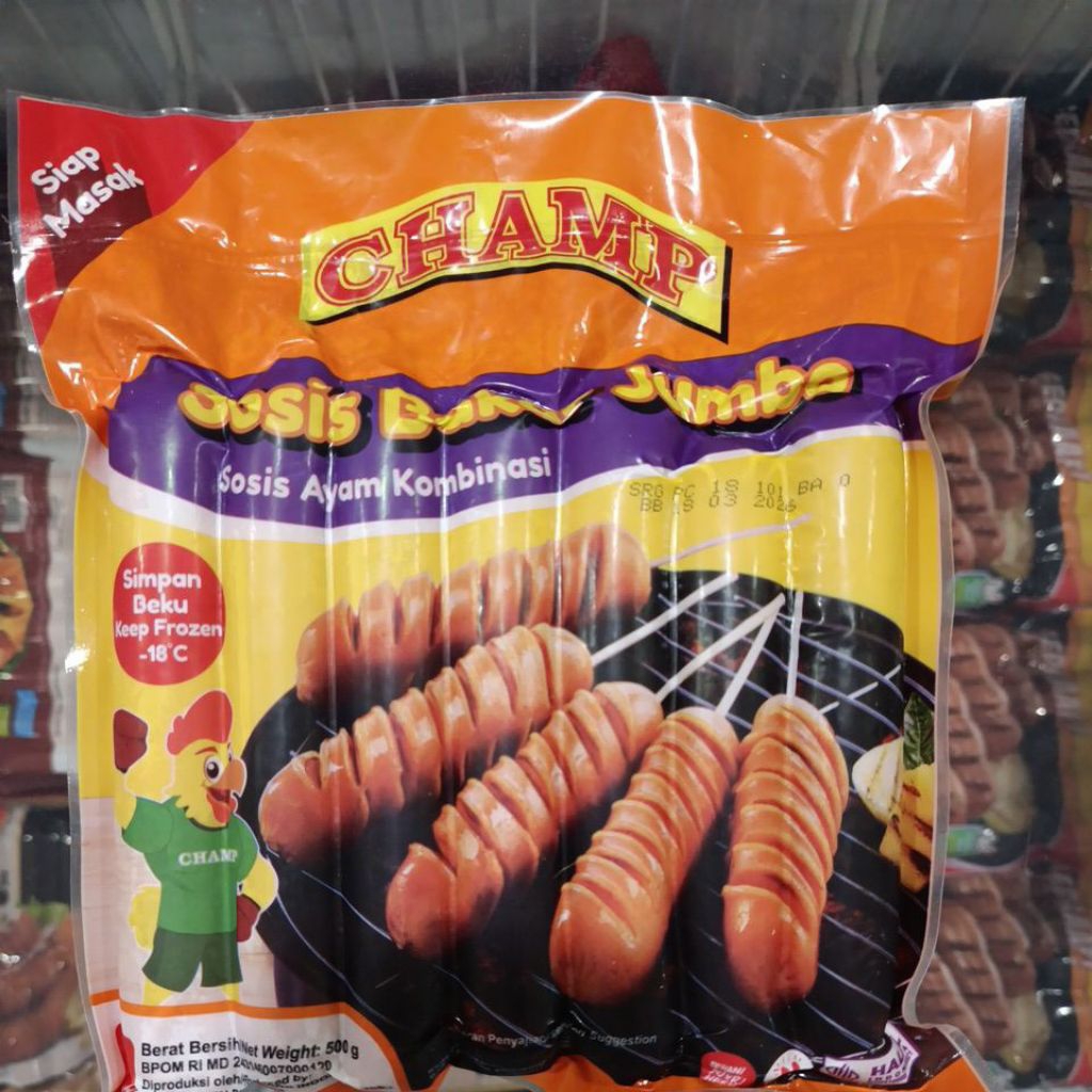 

Champ Sosis Bakar Jumbo 500G