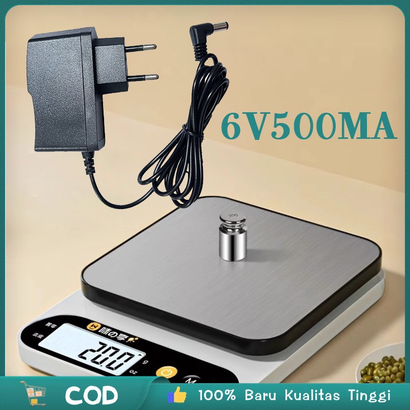 Adaptor Charger Timbangan Digital 6v 500ma Adaptor Charger Timbangan Digital
