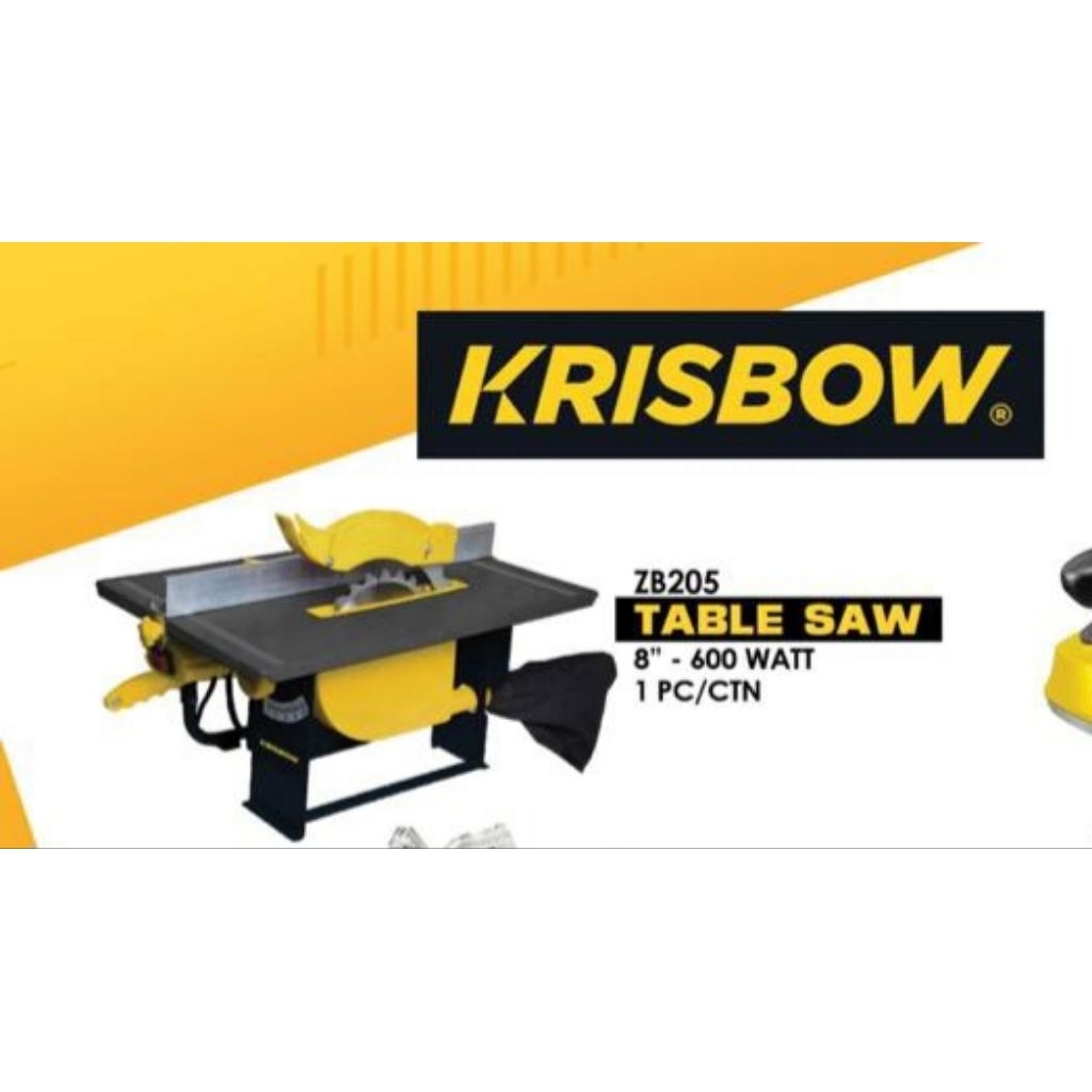 TABLE SAW 8 INCH KRISBOW /MEJA GERGAJI 8 INCH