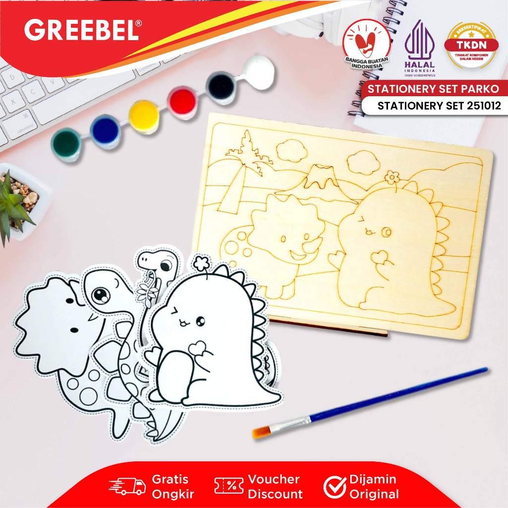

PARKO Paket Hemat Lengkap Melukis / DIY Painting Set For Kids 251012 / Painting Kit / Hadiah Lomba Hampers Ulang Tahun