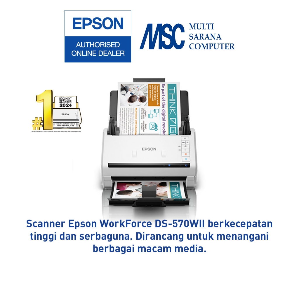 EPSON Scanner DS-570WII EPSON DS570WII DS-570W II A3 Wifi DS 570 570W
