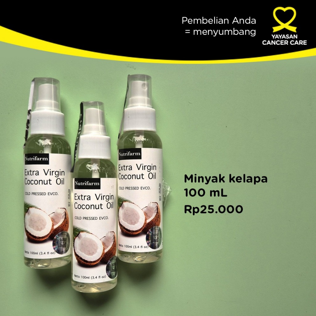 

Nutrifarm Extra Virgin Coconut Oil 100 ml Minyak VCO
