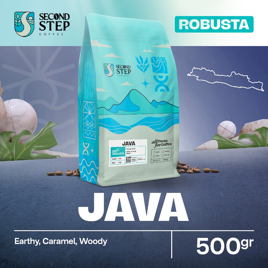 

Biji Kopi Bubuk Robusta Java Jawa Coffee Roast Beans Espresso Tubruk 500gr