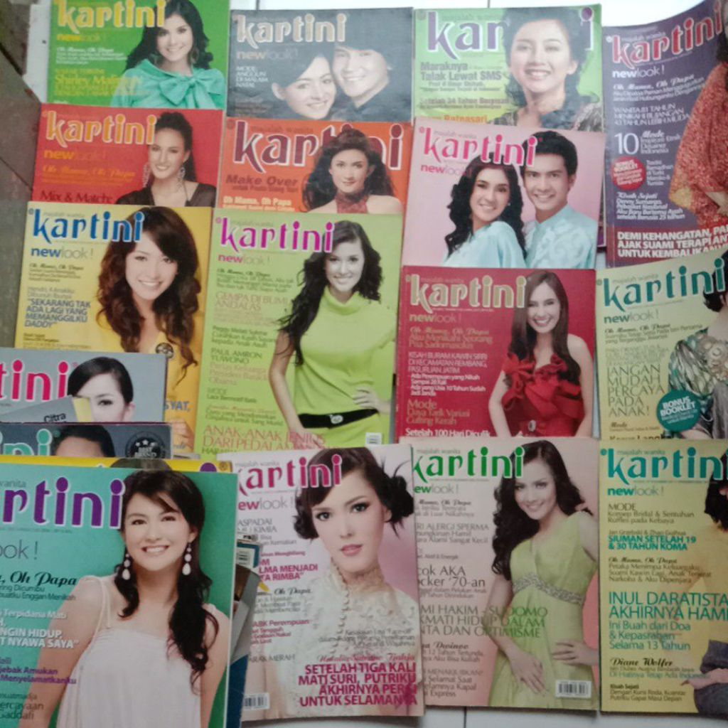 Majalah Kartini Edisi Tahun 2002-2014