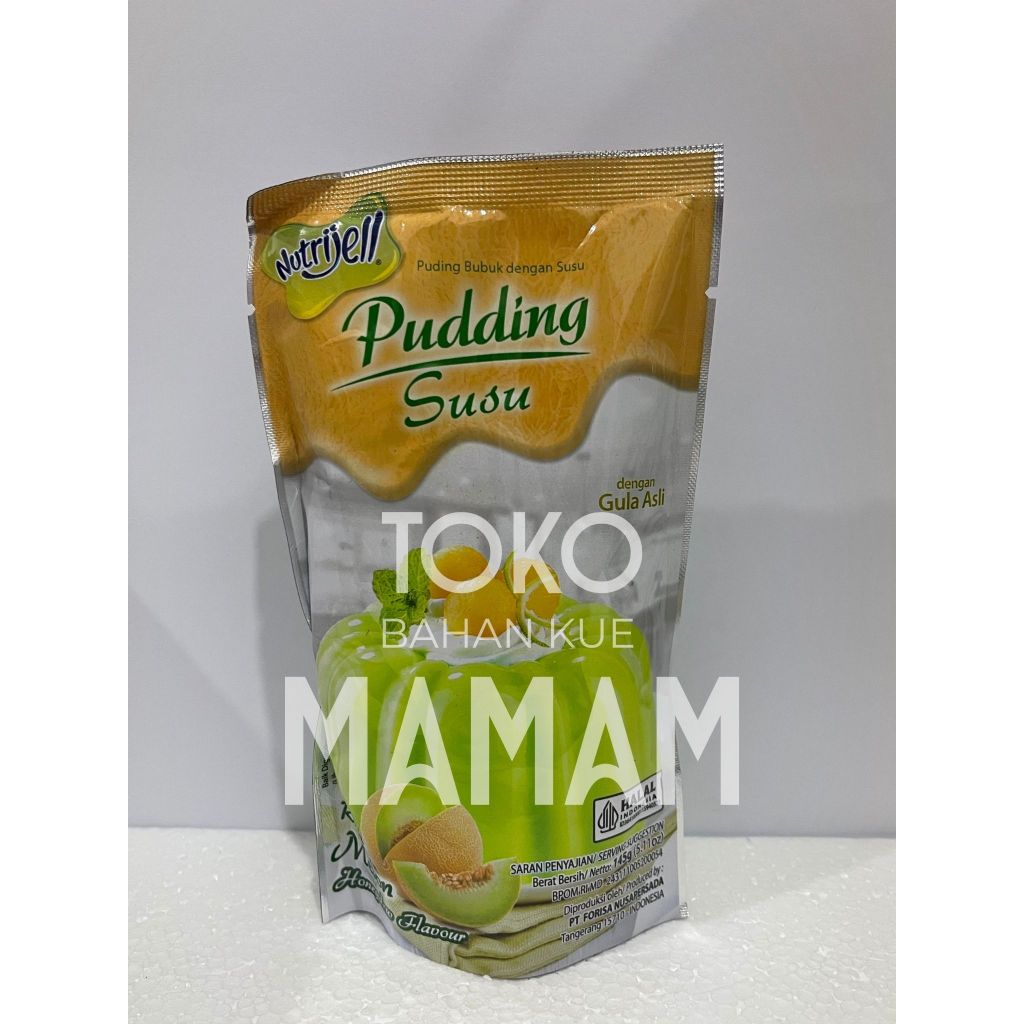 

Nutrijell Pudding Susu Melon 145gr – Puding Instan Rasa Melon Segar | Dessert Praktis